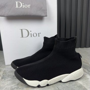 Fusion Knit Sock Sneakers Black Mesh