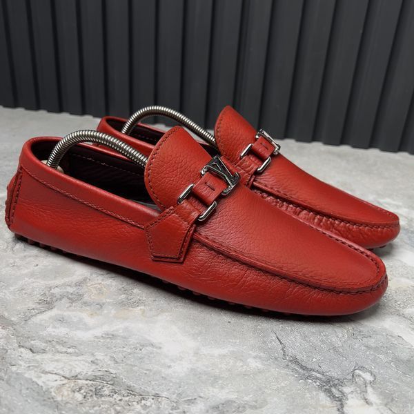 Hockenheim Driving Moccasin Red Leather