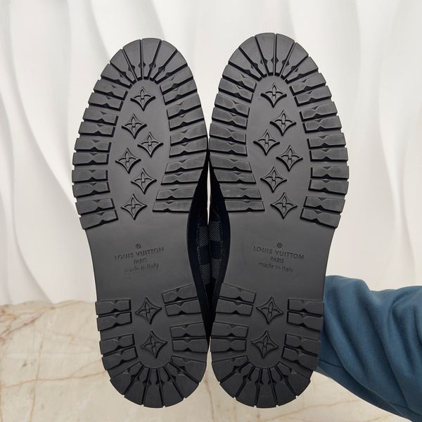 Harlem Damier Infini кросівки чорні шкіряні 3780 фото