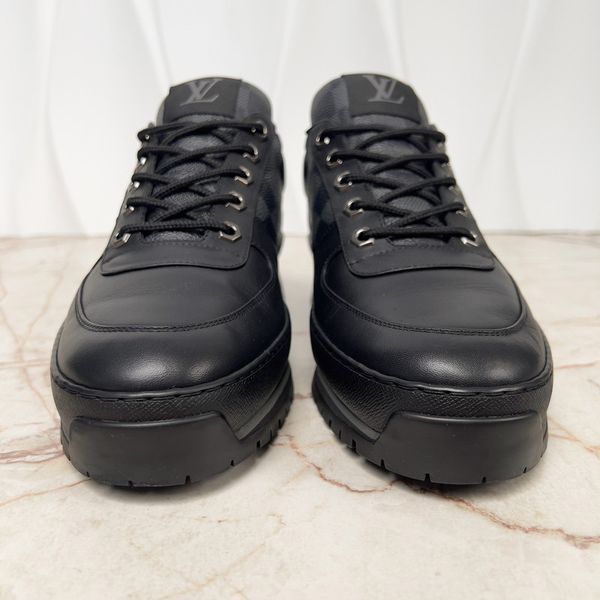 Harlem Damier Infini кросівки чорні шкіряні 3780 фото