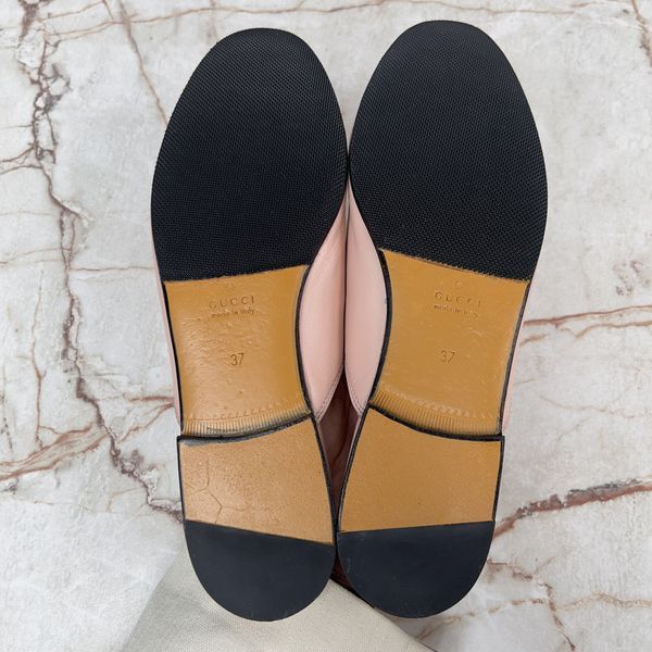 Princetown Horsebit Slipper Mule Pink Leather