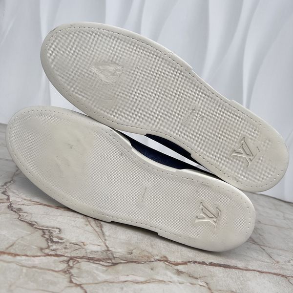 Match Up Sneakers Monogram Blue Canvas Leather