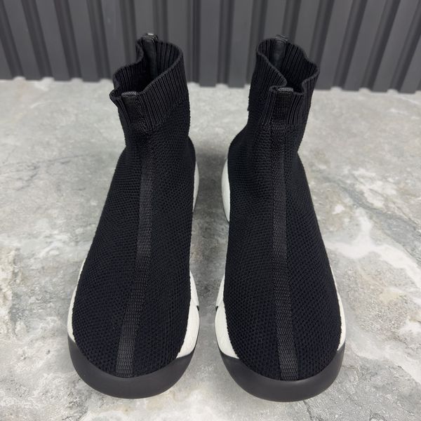 Fusion Knit Sock Sneakers Black Mesh
