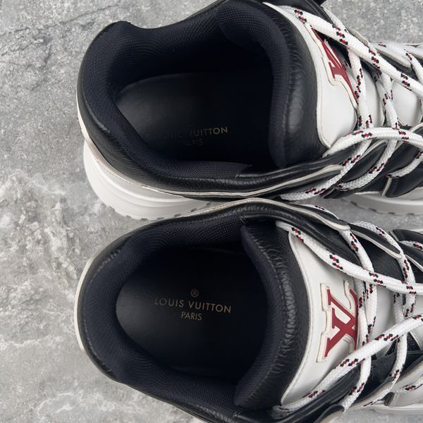 Zig Zag Sneakers Black White Leather 3947 фото