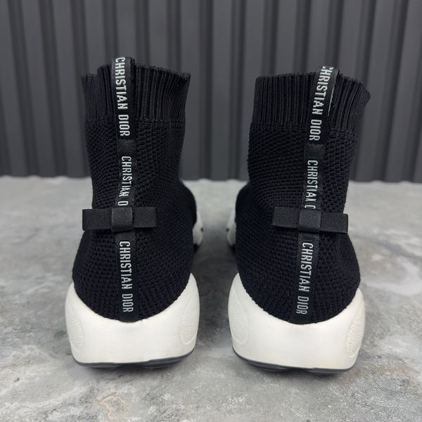 Fusion Knit Sock Sneakers Black Mesh