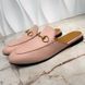 Princetown Horsebit Slipper Mule Pink Leather