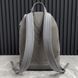 Takeoff Backpack Aerogram Logo Gray Grained Leather