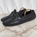 Hockenheim Damier Infini Moccasins Black Leather