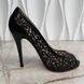 Very Lace туфлі-човники чорні шкіряні Laser-Cut CLPUMP фото 10