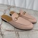 Princetown Horsebit Slipper Mule Pink Leather