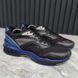 LV Trail Monogram Eclipse кросівки чорні з синім із сітки 3483 фото 4