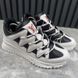 Zig Zag Sneakers Black White Leather 3947 фото 4