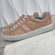 Ace Web Sneakers GG Signature Canvas Pink Leather