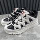 Zig Zag Sneakers Black White Leather 3947 фото 1