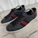 Ace Web Sneakers Gray Monogram Canvas Blue Red Python Heels