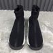 Fusion Knit Sock Sneakers Black Mesh
