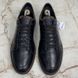 Line Up Monogram кросівки чорні шкіряні 3377 фото 2