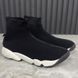 Fusion Knit Sock Sneakers Black Mesh