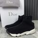 Fusion Knit Sock Sneakers Black Mesh