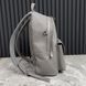 Takeoff Backpack Aerogram Logo Gray Grained Leather