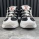 Zig Zag Sneakers Black White Leather 3947 фото 3