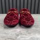 Princetown Horsebit Mules Maxi GG Signature Red Velour