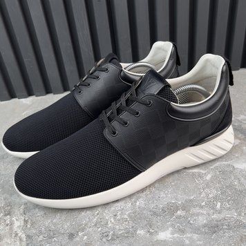 Fastlane Sneakers Damier Black Mesh