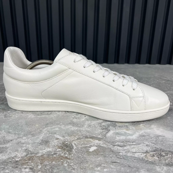 Luxembourg Sneakers Printed White Leather