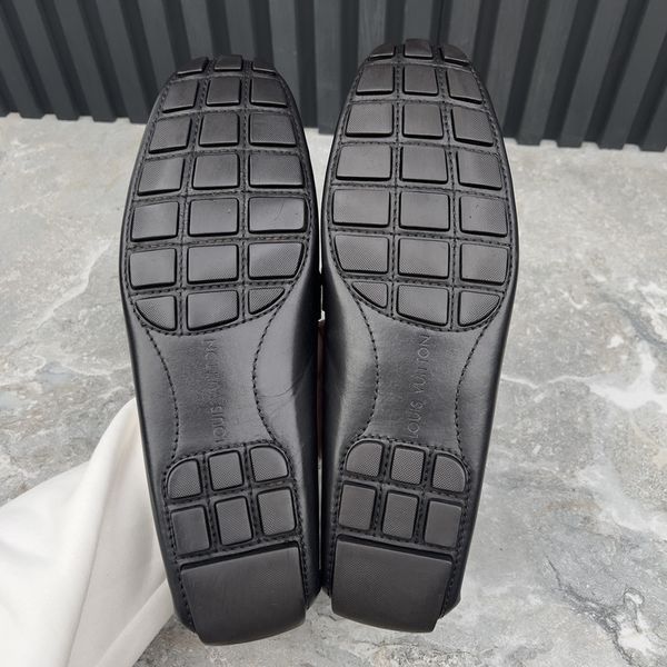 Monte Carlo Moccasins Black Leather