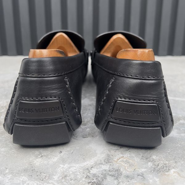 Monte Carlo Moccasins Black Leather