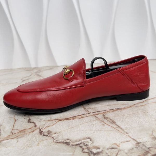 Jordaan Loafers Red leather