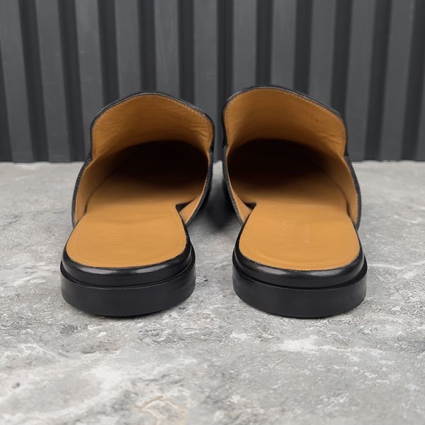 Princetown Horsebit Mule Black Leather