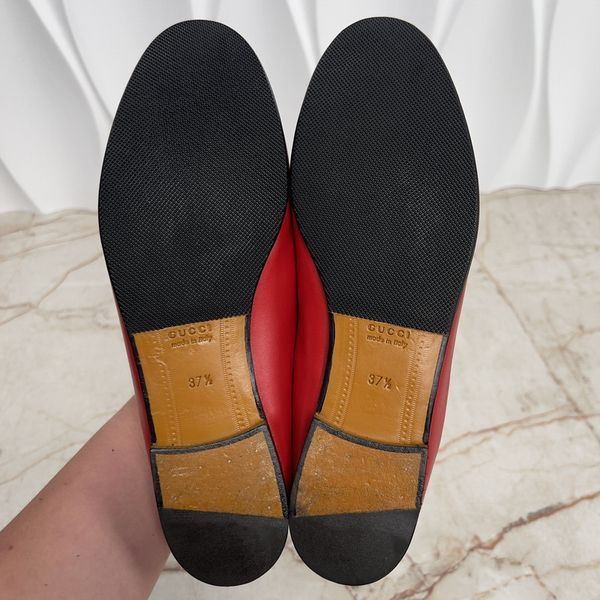 Jordaan Loafers Red leather
