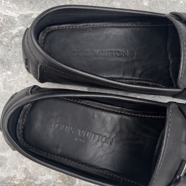 Monte Carlo Moccasins Black Leather