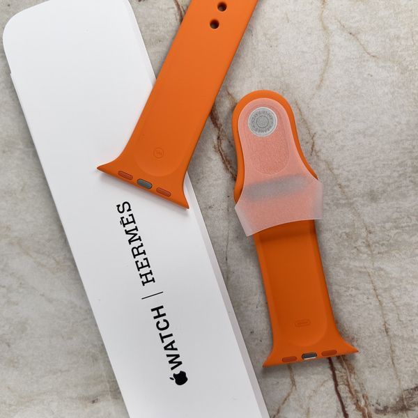 Apple Silicone Orange Ремінець для годнника 46 ММ 028 фото