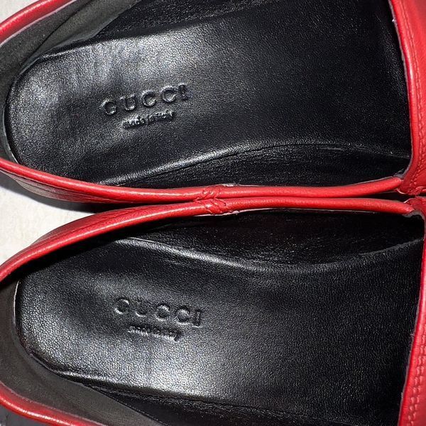 Jordaan Loafers Red leather
