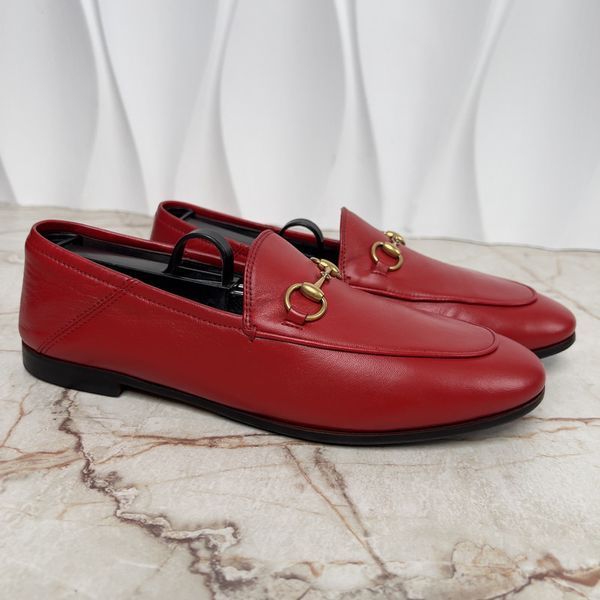 Jordaan Loafers Red leather