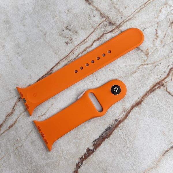 Apple Silicone Orange Ремінець для годнника 46 ММ 028 фото