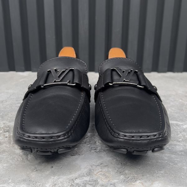 Monte Carlo Moccasins Black Leather