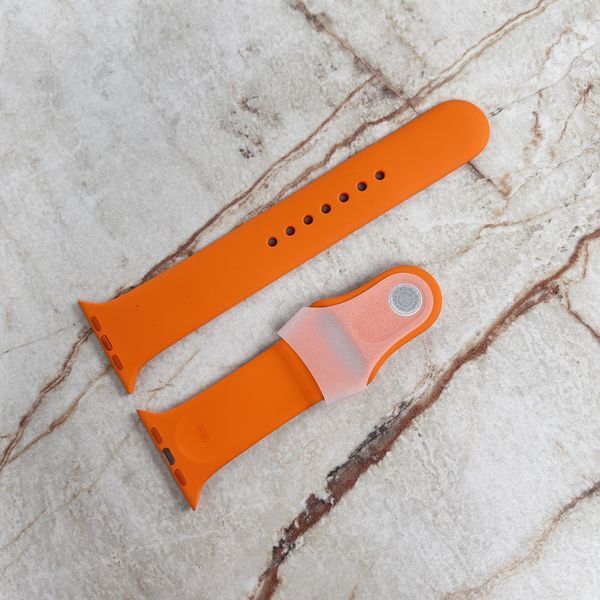 Apple Silicone Orange Ремінець для годнника 46 ММ 028 фото