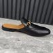 Princetown Horsebit Mule Black Leather