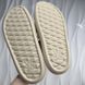 Waterfront Monogram Embossed Sandals Beige Rubber