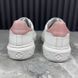 Time Out Sneakers Pink Logo White Leather
