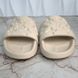 Waterfront Monogram Embossed Sandals Beige Rubber