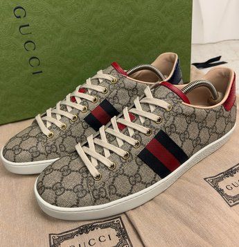 ACE Supreme GG Python кросівки бежеві шкіряні 3322 фото