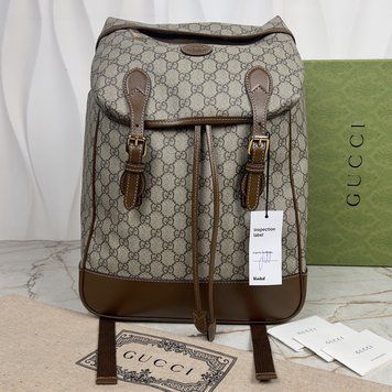 Backpack Ebony GG Supreme Canvas