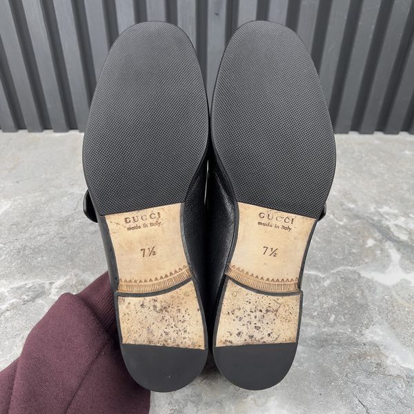 Donnie Web GG Loafers Black Leather