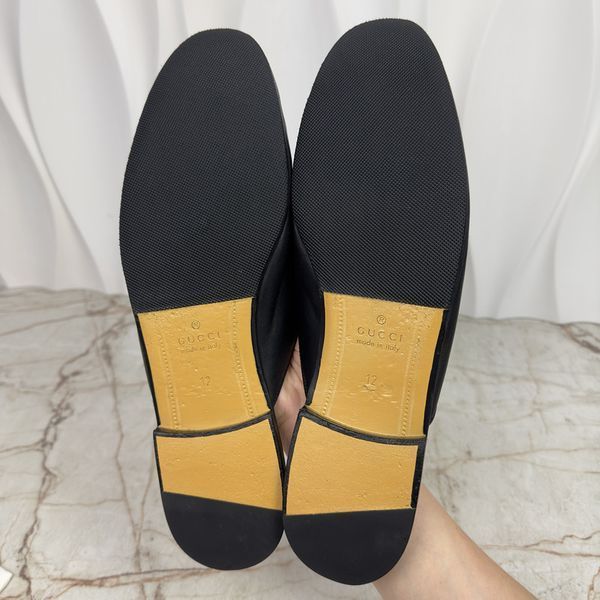Horsebit Jordaan Mule Black Leather