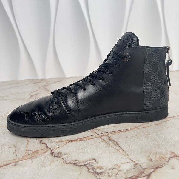 Line Up Sneakers Damier Black Leather
