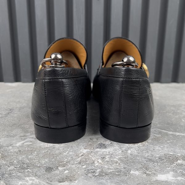 Donnie Web GG Loafers Black Leather